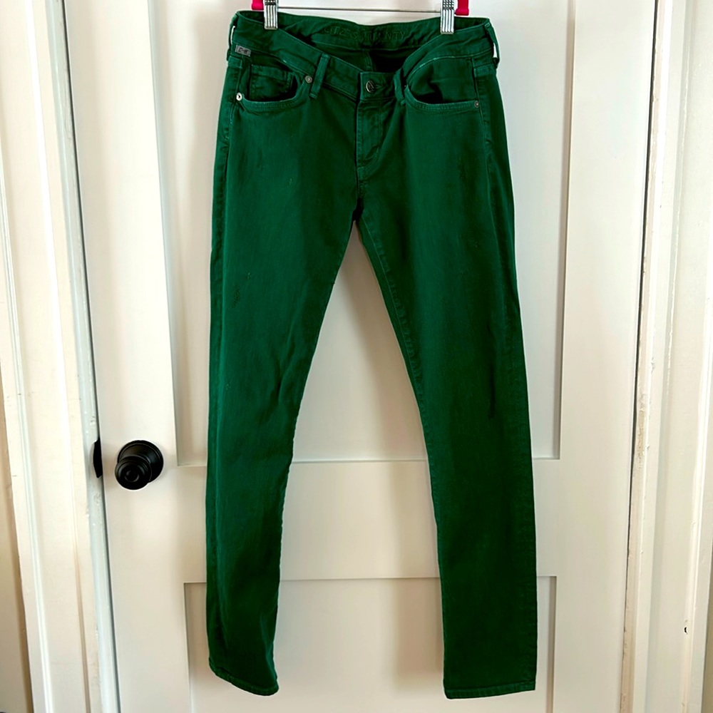 Green Citizen of Humanity jeans, good condition, size 28